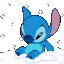 stitch snow Slack emoji