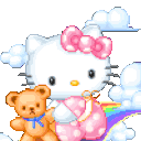 hellokitty teddy Slack emoji