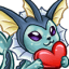 vaporeon love Slack emoji