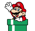 mario wave Slack emoji