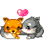 wolf love Slack emoji
