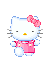 hellokitty walk Slack emoji