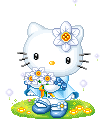 hellokitty bouqet Slack emoji