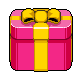 present pink Slack emoji