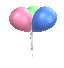 balloons spin Slack emoji