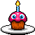 cupcake candle Slack emoji