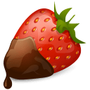 strawberry chocolate Slack emoji