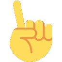 finger wave Slack emoji