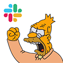 old man yells at slack Slack emoji