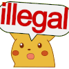 pika illegal Slack emoji