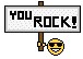 you rock Slack emoji