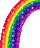 rainbow sparkle Slack emoji