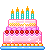 birthday cake Slack emoji
