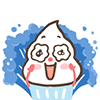 cupcake splash Slack emoji