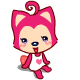 pink fox Slack emoji