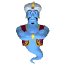 blue genie Slack emoji