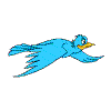 blue bird Slack emoji