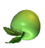green apple Slack emoji