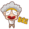 wave bye Slack emoji