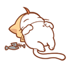 kitty tummyfull Slack emoji