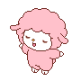 pink lamb Slack emoji