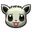 shinyeevee face Slack emoji