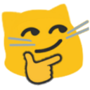 meow thinkingsmirk Slack emoji