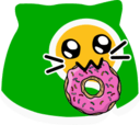 meow comfydonut Slack emoji