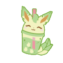 leafeon bobatea Slack emoji