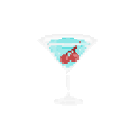 pixel cocktail Slack emoji