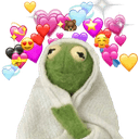 kermit love Slack emoji