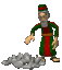 throw rocks Slack emoji