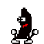 bananadance blackwhite Slack emoji