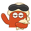 sausage wave Slack emoji