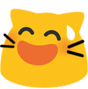 meow smilesweat Slack emoji