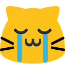 meow happycry Slack emoji
