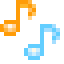 music notes Slack emoji