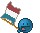 wave flag Slack emoji