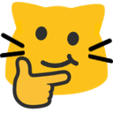 meow thinkingsmirk Slack emoji