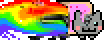 nyancat glitch Slack emoji