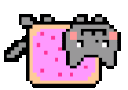 nyancat glitch Slack emoji