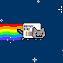 nyancat librairycard Slack emoji
