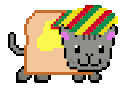 nyancat rasta Slack emoji