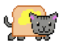 nyancat toast Slack emoji
