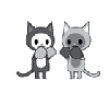 boxing cats Slack emoji