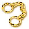 gold handcuffs Slack emoji