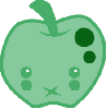 green apple Slack emoji