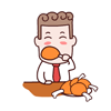 eat chicken Slack emoji