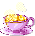 steaming cup of Slack emoji