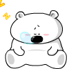 polarbear sleep Slack emoji
